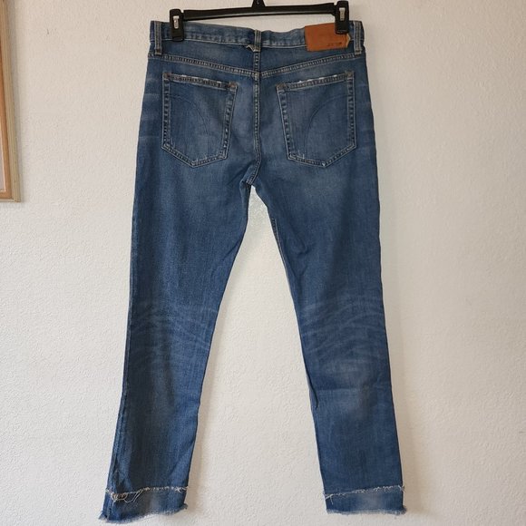 JOE'S Jeans Blue Denim Distressed Skinny Ankle Jeans Size 31 - Picture 4 of 7